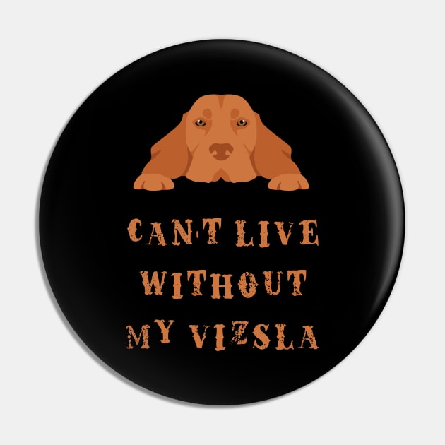 Vizsla Pin by vaporgraphic