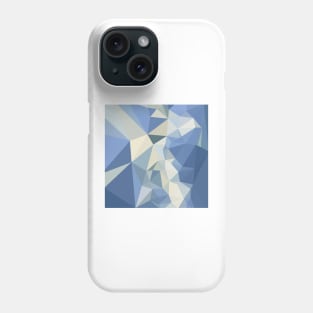 Columbia Blue Abstract Low Polygon Background Phone Case