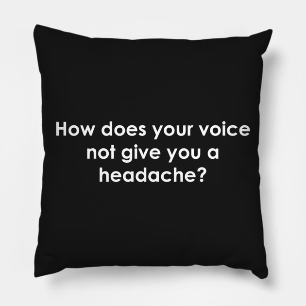 Headache Pillow by topher