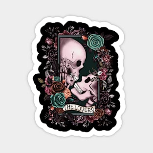 the lovers skeleton Magnet