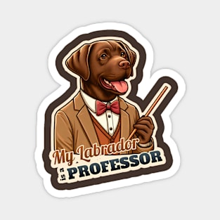 Professor Labrador Retriever Magnet