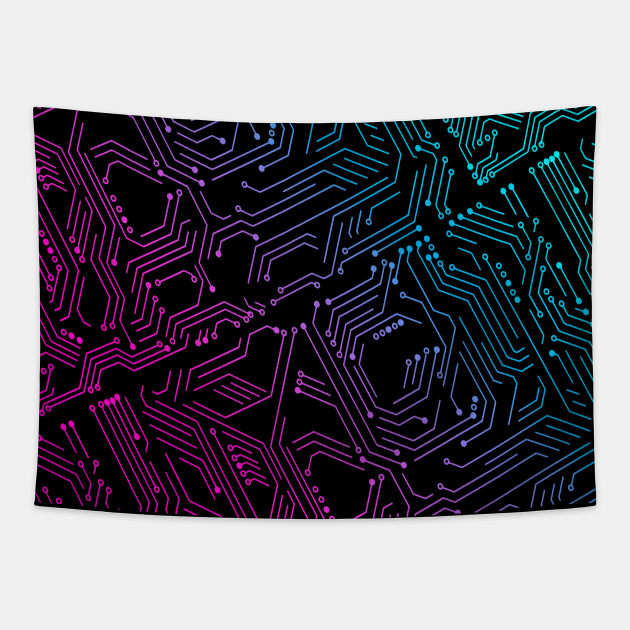 Motherboard Tapestry by Lolebomb