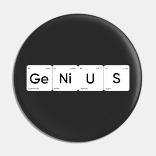 Genius Periodic Table of elements Pin