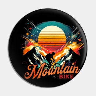 Outdoor Mountain Bike Design Pin