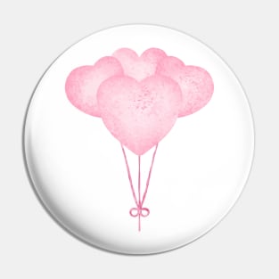 Balloon Heart Valentine Pin