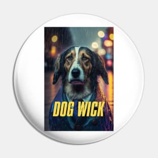 Dog Wick #5 with text Pin