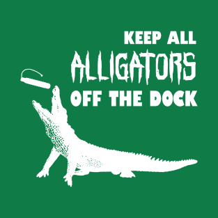 Gator Dock Diving - white T-Shirt