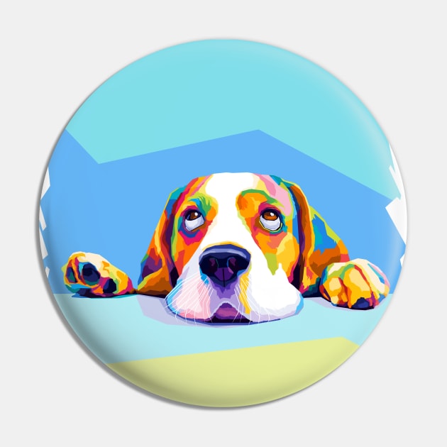 Animals Dog Wpap Art Pin by SiksisArt