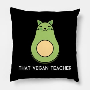 That Vegan Teacher Pillow