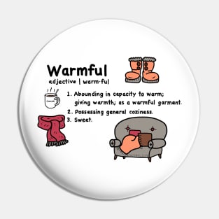 Warmful Dictionary Definition Pin