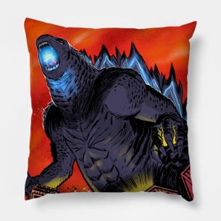 Terror of giant monster Pillow