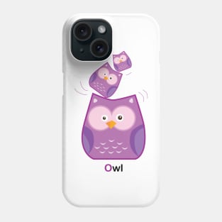 Triple Owl Family Phone Case