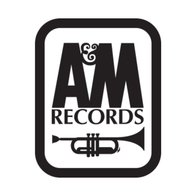 A&M RECORDS T-SHIRT Defunct Record Label Shirt - White Version - A And M Records - T-Shirt ...