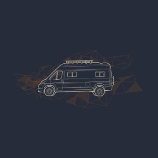 Camper Van, Adventure Calling, Geo T-Shirt