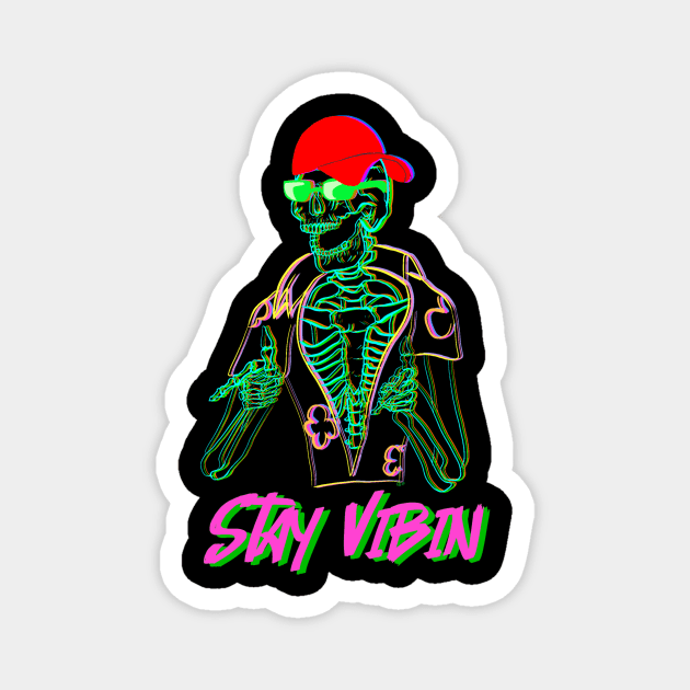 Stay Vibin 2 Magnet by Art by Some Beach