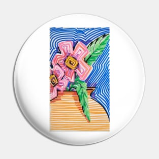 Hay flowers Pin