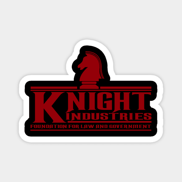 Knight Industries Magnet by SimonBreeze