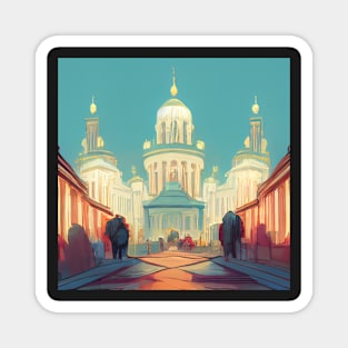 Saint Petersburg | Comics Style Magnet