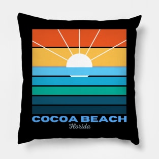 Cocoa Beach Florida Pillow