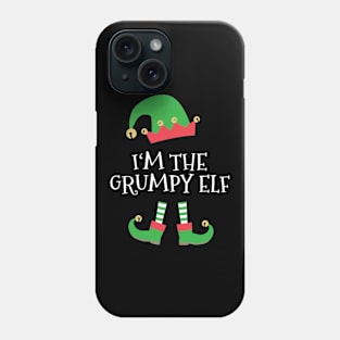 Grumpy Elf Costume Funny Christmas Elf Phone Case