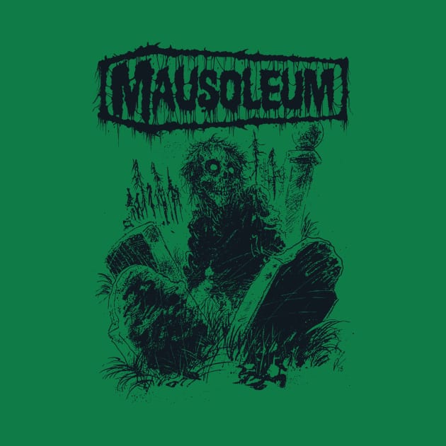 MAUSOLEUM - Graveyard Ghoul T-Shirt by TheZombieCult of MAUSOLEUM