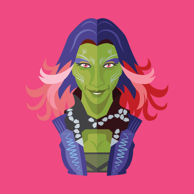 Gamora by AJIllustrates