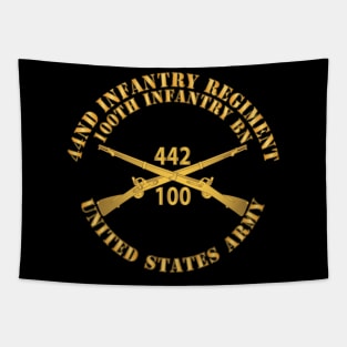 442nd Infantry Regiment - 100th Infantry Battalion - US Army w Br X 300 Tapestry