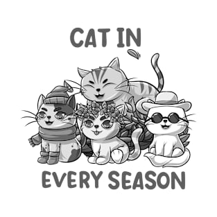 Cat Every Season T-Shirt