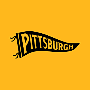 Pittsburgh Pennant - Yellow T-Shirt