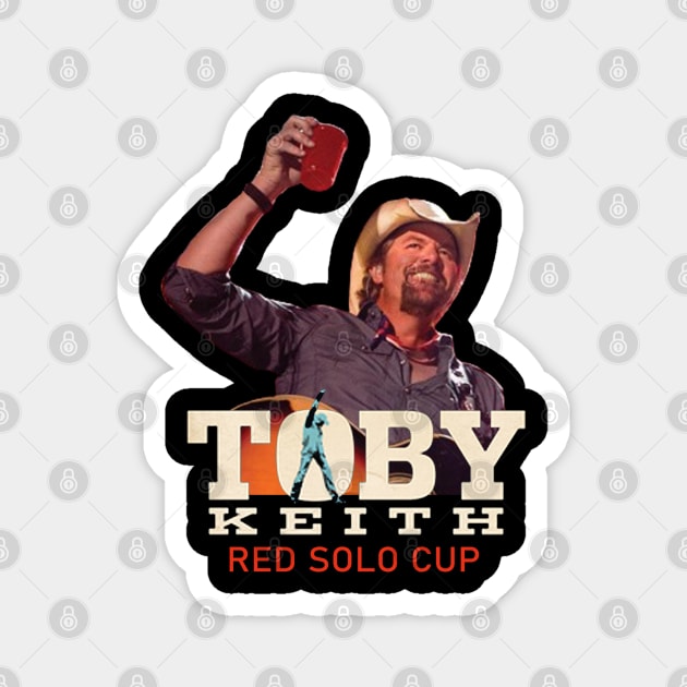 Toby Keith Red Solo Cup Magnet by FiveMinutes