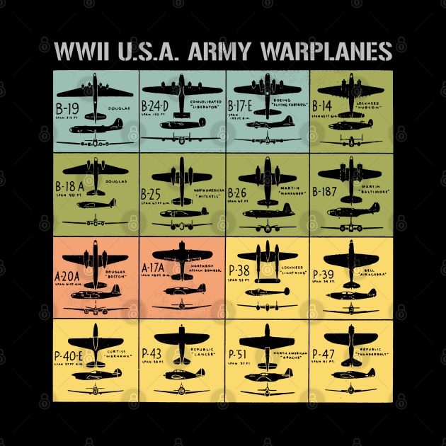 WW2 USA Amy War Planes by Distant War