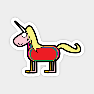 Lady Rainicorn Tooniefied Magnet