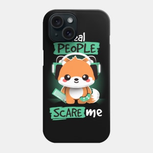 Real people scare me Phone Case