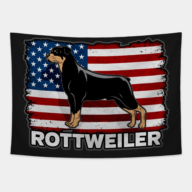 Rottweiler Dog Tapestry by RadStar