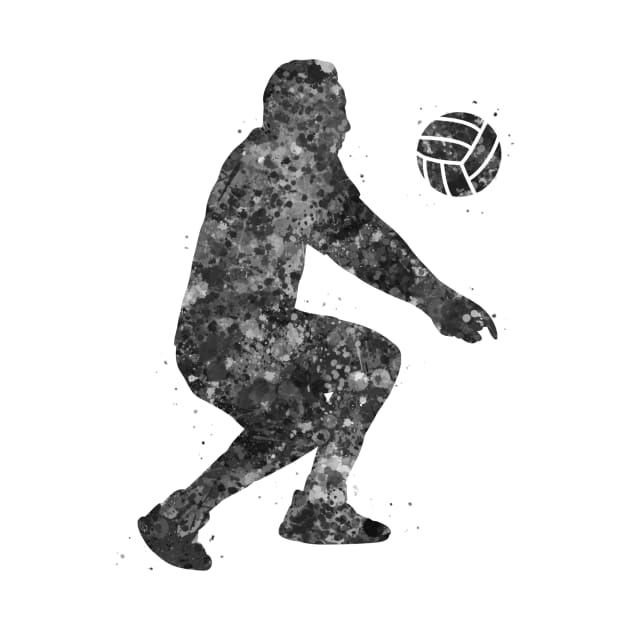 Volleyball player by Yahya Art