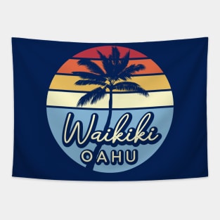 Waikiki Oahu Hawaii Tapestry