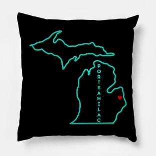 Port Sanilac MI Pillow