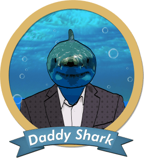 Daddy Shark Magnet