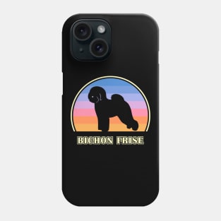 Bichon Frise Vintage Sunset Dog Phone Case