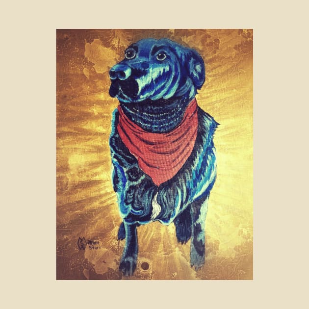 Labrador Grunge by Matt Starr Fine Art