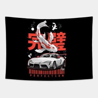 JDM Legend Supra Koi Tapestry