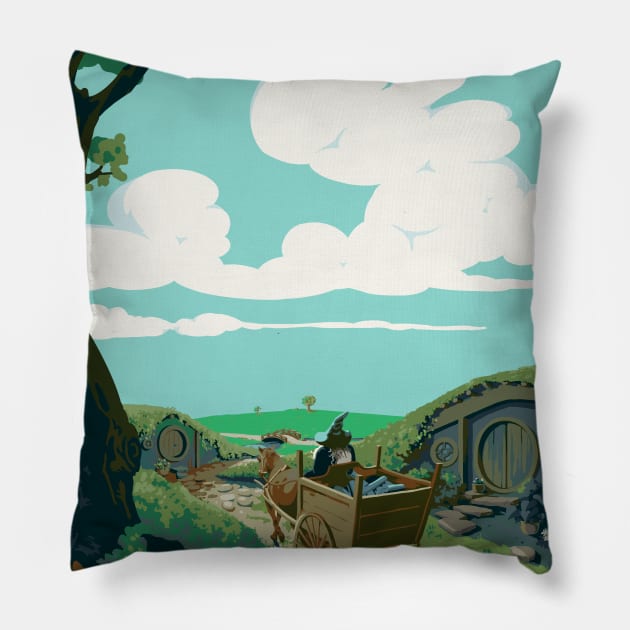 Wizard Pillow by mathiole