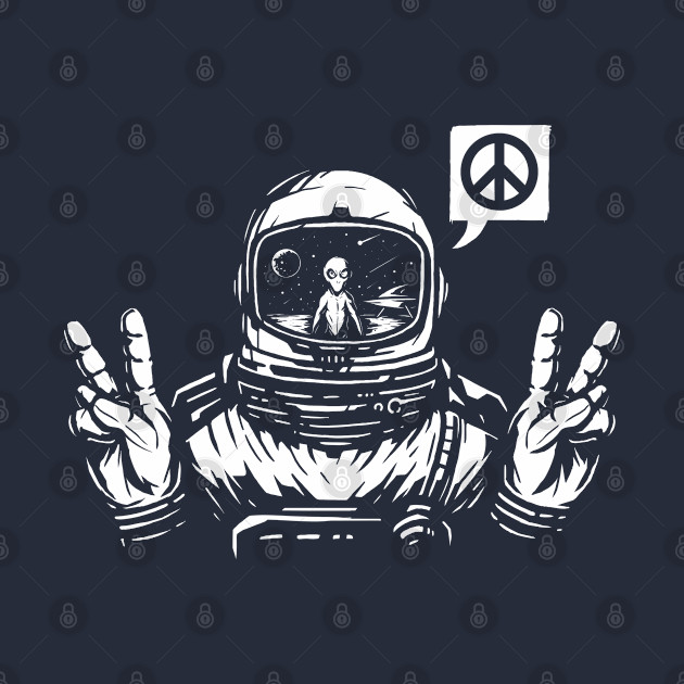 We come in peace - Space - Phone Case