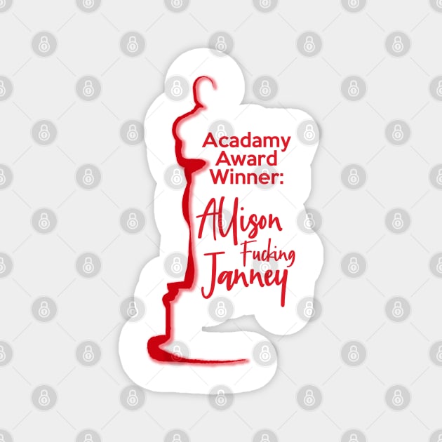 Allison Janney Acadamy Award Winner Magnet by baranskini