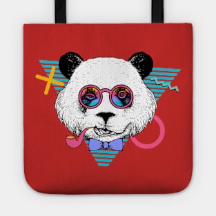 Panda Bear Wearing Glasses At The Disco Tote