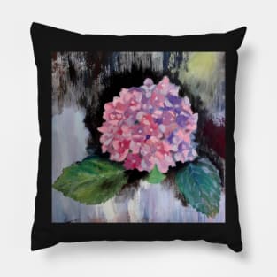 Pink Hydrangea Pillow