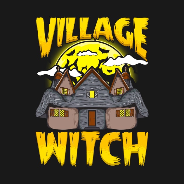 Village Witch Halloween Design by guitar75