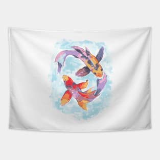 Koi fish Dream Tapestry