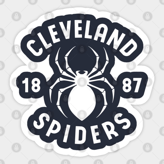 DEFUNCT CLEVELAND SPIDERS 1887' Sticker