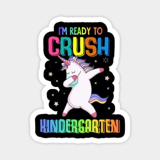 Tee - Unicorn I'm ready to crush Kindergarten 2020 Magnet